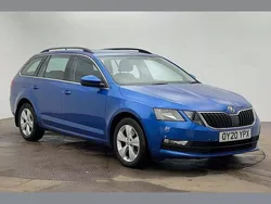 Race blue metallic Used 2020 Skoda Octavia SE Estate | £14,900 (Good price)