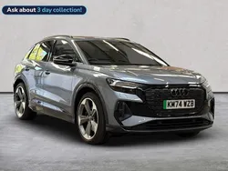 Blue Used 2024 Audi Q4 e-tron Black Edition SUV | £36,091 (Fair price)