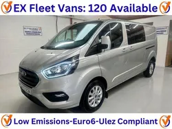 Silver Used 2022 Ford Transit Custom Limited Van | £18,890 (Fair price)