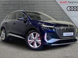 Blue Used 2025 Audi Q4 e-tron S-Line SUV | £34,937 (Good price)