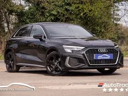 Black Used 2022 Audi A3 Sportback S-Line Hatchback | £20,639 (A bit pricey)