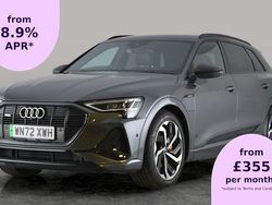 Grey Used 2022 Audi e-tron Black Edition SUV | £23,833 (Fair price)