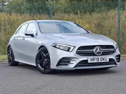 Silver Used 2019 Mercedes A35 AMG Premium Hatchback | £21,998 (Fair price)
