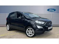 Black Used 2022 Ford Ecosport Titanium SUV | £10,977 (Fair price)