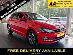 Red Used 2021 VW Polo Match Hatchback | £15,945 (Fair price)