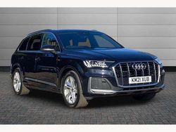 Black Used 2021 Audi Q7 S-Line SUV | £35,750 (Fair price)