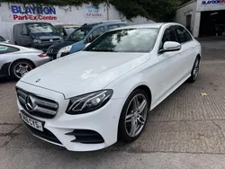 White Used 2016 Mercedes E220 AMG line Sedan | £12,500 (Fair price)