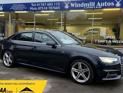 Blue Used 2016 Audi A4 S-Line Sedan | £11,250 (Fair price)