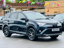 Blue Used 2018 Toyota RAV4 Hybrid Design SUV | £15,840 (Fair price)