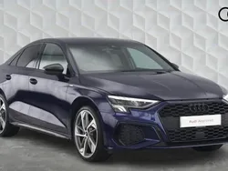 Blue Used 2024 Audi A3 Black Edition Sedan | £26,900 (Fair price)