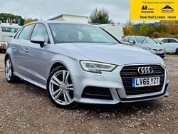 Silver Used 2016 Audi A3 Sportback S-Line Hatchback | £10,788 (Fair price)