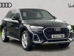 Black Used 2022 Audi Q5 S-Line SUV | £34,400 (Fair price)