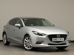 Silver Used 2017 Mazda 3 Inclusive Hatchback | £9,498 (Fair price)
