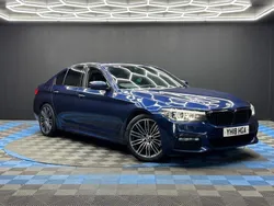 Blue Used 2018 BMW 540 M Sport Sedan | £19,790 (Fair price)