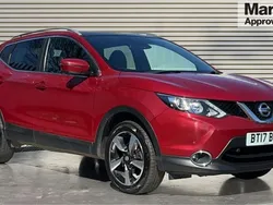 Red Used 2017 Nissan Qashqai N-Vision SUV | £10,317 (Good price)