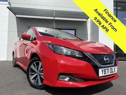 Red Used 2021 Nissan Leaf Acenta Hatchback | £8,195