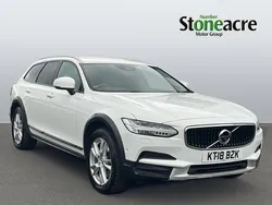 White Used 2018 Volvo V90 CC Estate | £20,299 (Fair price)