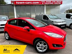 Red Used 2015 Ford Fiesta Zetec Hatchback | £6,999 (A bit pricey)