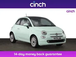 Green Used 2020 Fiat 500 Lounge Hatchback | £9,449 (Fair price)