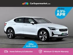 White Used 2023 Polestar 2 Long Range Single Motor Sedan | £20,197 (Fair price)