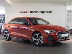 Progressive red Used 2025 Audi A3 Black Edition Sedan | £35,000