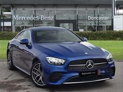 Blue Used 2022 Mercedes E300 AMG Line Premium Coupe | £31,995 (Good price)