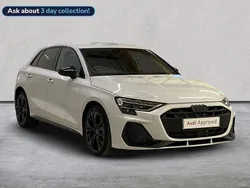 White Used 2025 Audi A3 e-tron Black Edition Hatchback | £32,782 (Expensive)