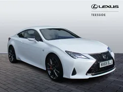 White Used 2020 Lexus RC300h F Sport Coupe | £25,000