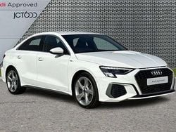 White Used 2023 Audi A3 S-Line Sedan | £23,107 (Fair price)