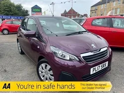Purple Used 2017 Peugeot 108 Active Hatchback | £7,499 (Fair price)