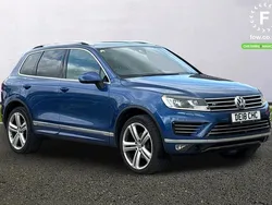 Blue Used 2018 VW Touareg R-line Plus SUV | £23,899 (Super price)