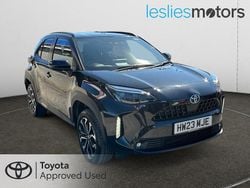 Black Used 2023 Toyota Yaris Hybrid Design Hatchback | £21,299 (Expensive)