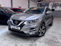 Grey Used 2018 Nissan Qashqai N-Connecta SUV | £9,290 (Fair price)