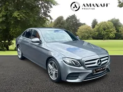 Grey Used 2017 Mercedes E220 AMG line Sedan | £16,490 (Fair price)
