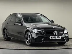Used 2021 Mercedes C300e AMG line Estate | £19,700 (Fair price)