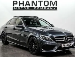 Grey Used 2016 Mercedes C250 AMG Line Premium Plus Sedan | £13,490 (Fair price)