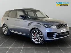 Blue Used 2019 Land Rover Range Rover Sport Autobiography Dynamic SUV | £26,895 (Good price)