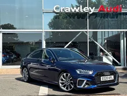Blue Used 2020 Audi A4 S-Line Sedan | £23,090 (Fair price)