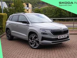 Meteor grey Used 2024 Skoda Karoq SportLine SUV | £28,000 (Fair price)