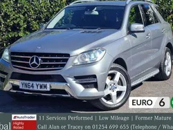Silver Used 2014 Mercedes ML350 AMG SUV | £14,450 (Fair price)