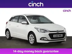 White Used 2018 Hyundai i20 Hatchback | £6,249 (Fair price)