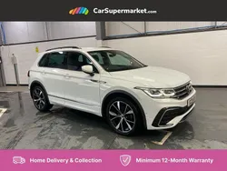 White Used 2021 VW Tiguan R-line SUV | £19,197 (Good price)