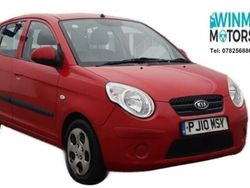 Red Used 2010 Kia Picanto 2 Hatchback | £1,795 (Fair price)