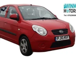 Red Used 2010 Kia Picanto 2 Hatchback | £1,795 (Fair price)
