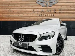 Silver Used 2020 Mercedes C220 AMG line Sedan | £17,490 (Fair price)