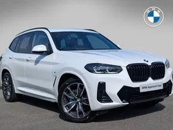 White Used 2022 BMW X3 M Sport SUV | £35,990 (Fair price)