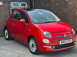 Red Used 2015 Fiat 500 Lounge Hatchback | £5,795 (Fair price)