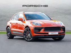 Papaya metallic Used 2024 Porsche Macan S SUV | £72,680 (A bit pricey)