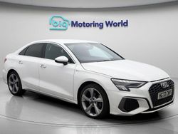 White Used 2022 Audi A3 S-Line Sedan | £17,087 (Good price)