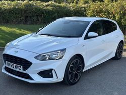 White Used 2019 Ford Focus ST-Line X Hatchback | £11,600 (Fair price)